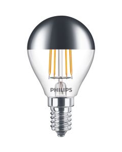 Philips led kopspiegellamp Zilver E14 4W 2700K Niet dimbaar