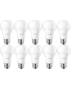 10 stuks Philips LED lamp E27 7.5W 6500K Mat Niet dimbaar