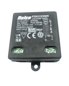 Relco LED Driver 230-12Vdc 350mA 3W