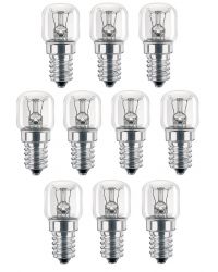 10 stuks Philips Ovenlamp 15W E14 230V 300ºC