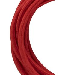 Bailey Textielsnoer 2-aderig Rood 3 meter