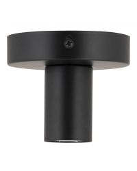 Plafond / Wandlamp metaal Zwart E27