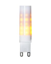 LED G9 vlameffect 1200K 16lm Ø1.6x6.3cm Niet dimbaar