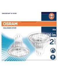 OP=OP 2 stuks Osram Decostar 51S 35W 12V 36° GU5.3 44865WFL