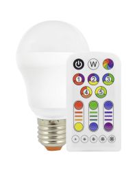 Müller LED lamp E27 7W/RGBW incl. afstandsbediening