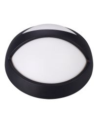 Ronde LED bulkhead zwart-wit Ring 4W 4000K IP54