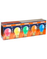 OP=OP Osram Party pakket gekleurd 11W E27 5 kleuren