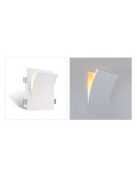 Gips inbouw wandlamp 310x250x184mm E14 max. 40W