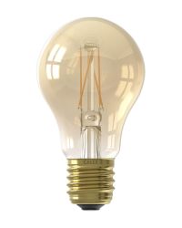 OP=OP Calex LED lamp E27 6.5W Goud 2100K Dimbaar