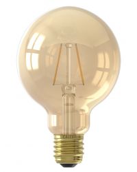 Calex LED globe G95 E27 2W 2100K Goud Niet dimbaar