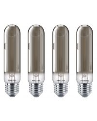 4 stuks Philips LED filament buislamp E27 2.3W 1800K Smoky Niet dimbaar