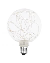 LED lamp globe E27 1.5W met 30 gekleurde lampjes Niet dimbaar