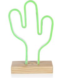 Smartwares LED tafellamp neon flex cactus 3W groen USB & voeding