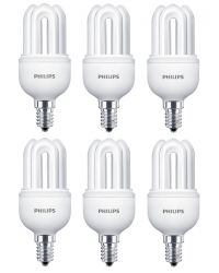 OP=OP 6 stuks Philips Genie Spaarlamp E14 8W/827 2700K