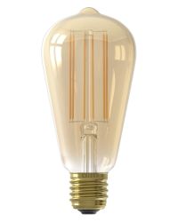 Calex LED Rustieklamp ST64 E27 4W 2100K Goud Dimbaar