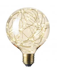 Calex Stars LED Globe G125 E27 1.5W 3000K Goud Niet dimbaar