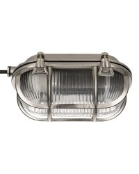 Scheepslamp Ahoi E27 Alu Nikkel Ovaal IP64