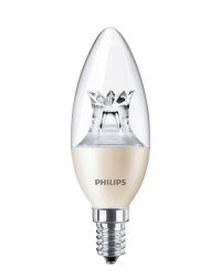 OP=OP Philips LED Kaarslamp E14 8W/827-822 helder Dimtone