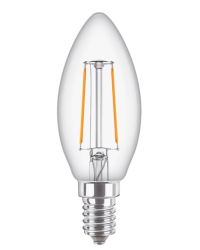 OP=OP Philips LED Kaarslamp E14 2W 2700K Helder Niet dimbaar