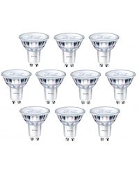 10 stuks Philips LED GU10 4.6W/827 36º Niet dimbaar