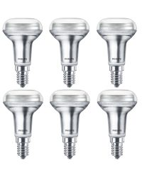 6 stuks Philips LED reflectorlamp R50 E14 4.3W 2700K Dimbaar