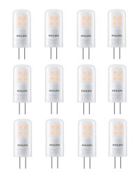 12 stuks Philips led G4 1.8W 2700K 12Vac Ø1.3x3.5cm Niet dimbaar