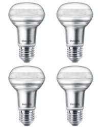 4 stuks Philips led reflectorlamp R63 4.5W 2700K Dimbaar