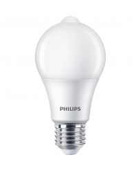 Philips led lamp met bewegingsensor E27 8W 2700K