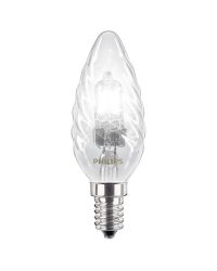 OP=OP Philips Halogeen kaarslamp gedraaid E14 18W helder