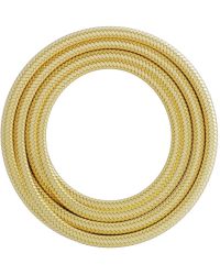 Calex Textielsnoer 2-aderig metallic goud 1.5 meter