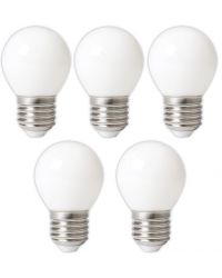 5 stuks Calex LED Kogellamp E27 3.5W 2700K Softone Dimbaar