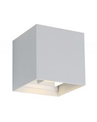 LED Cube Wit 2x 3W 3000K Dimbaar IP65