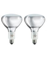 2 stuks Philips Infraroodlamp R125 IR 375W E27 warmtelamp