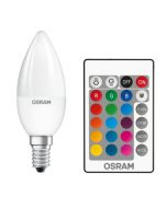 Osram LED kaarslamp E14 5.5W/RGBW incl. afstandsbediening