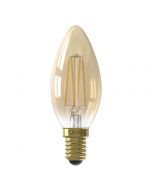 Calex LED Kaarslamp E14 3.5W 2100K Goud Dimbaar