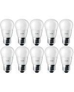 OP=OP 10 stuks Philips LED Kogellamp E27 4W 2700K Mat Niet dimbaar