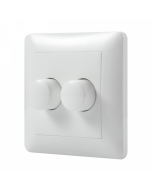 Duo dimmer afdekraam geschikt voor duo dimmer DM075